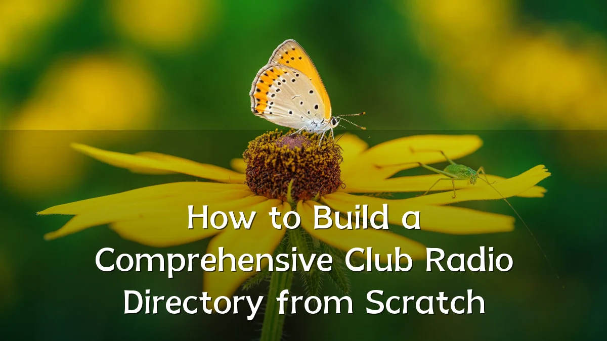 How to Build a Comprehensive Club Radio Directory from Scratch