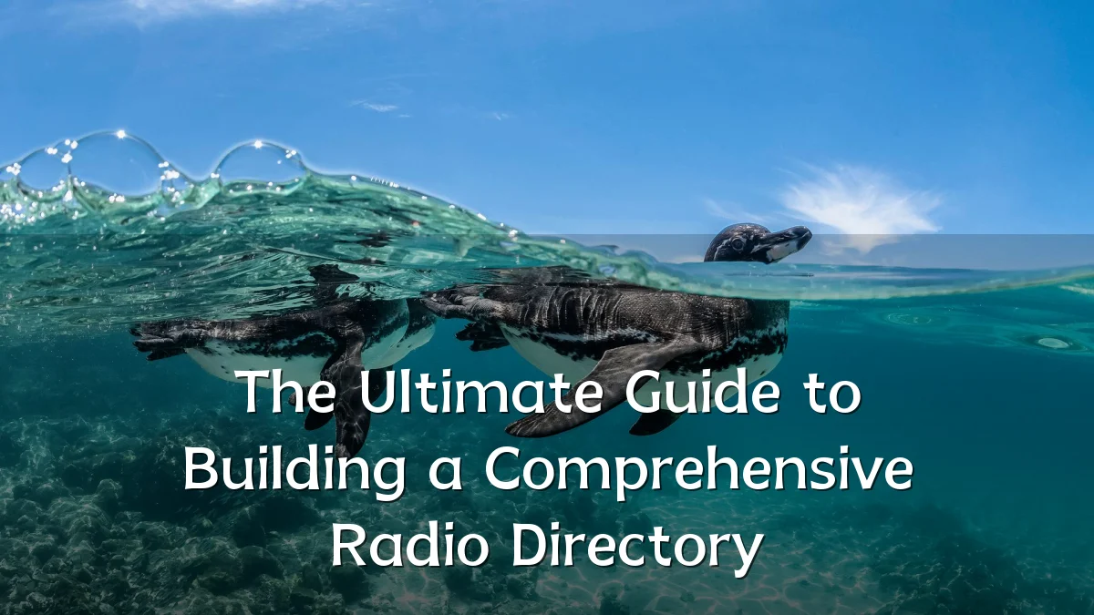 The Ultimate Guide to Building a Comprehensive Radio Directory