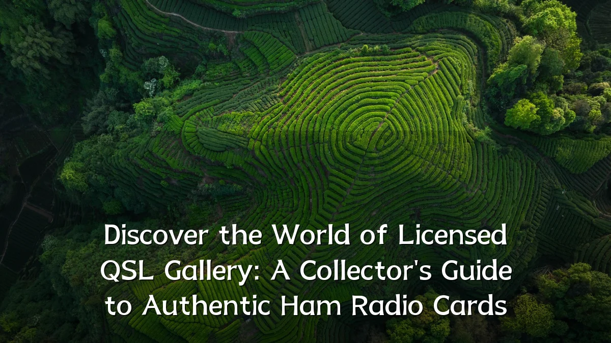 Discover the World of Licensed QSL Gallery: A Collector's Guide to Authentic Ham Radio Cards