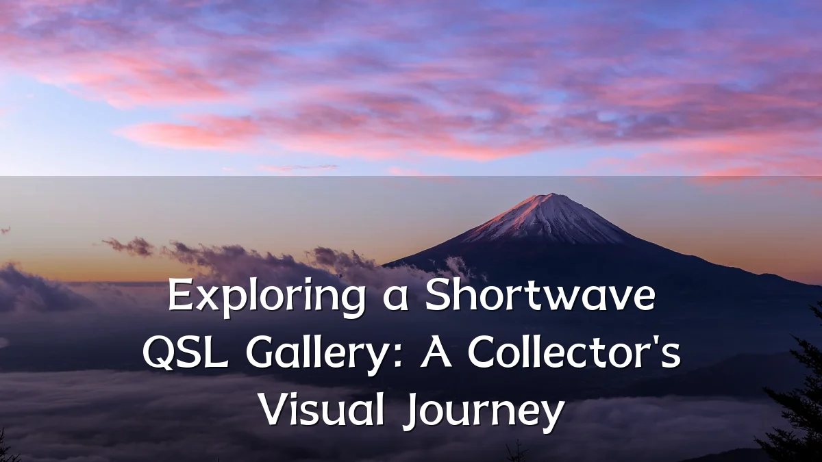 Exploring a Shortwave QSL Gallery: A Collector's Visual Journey