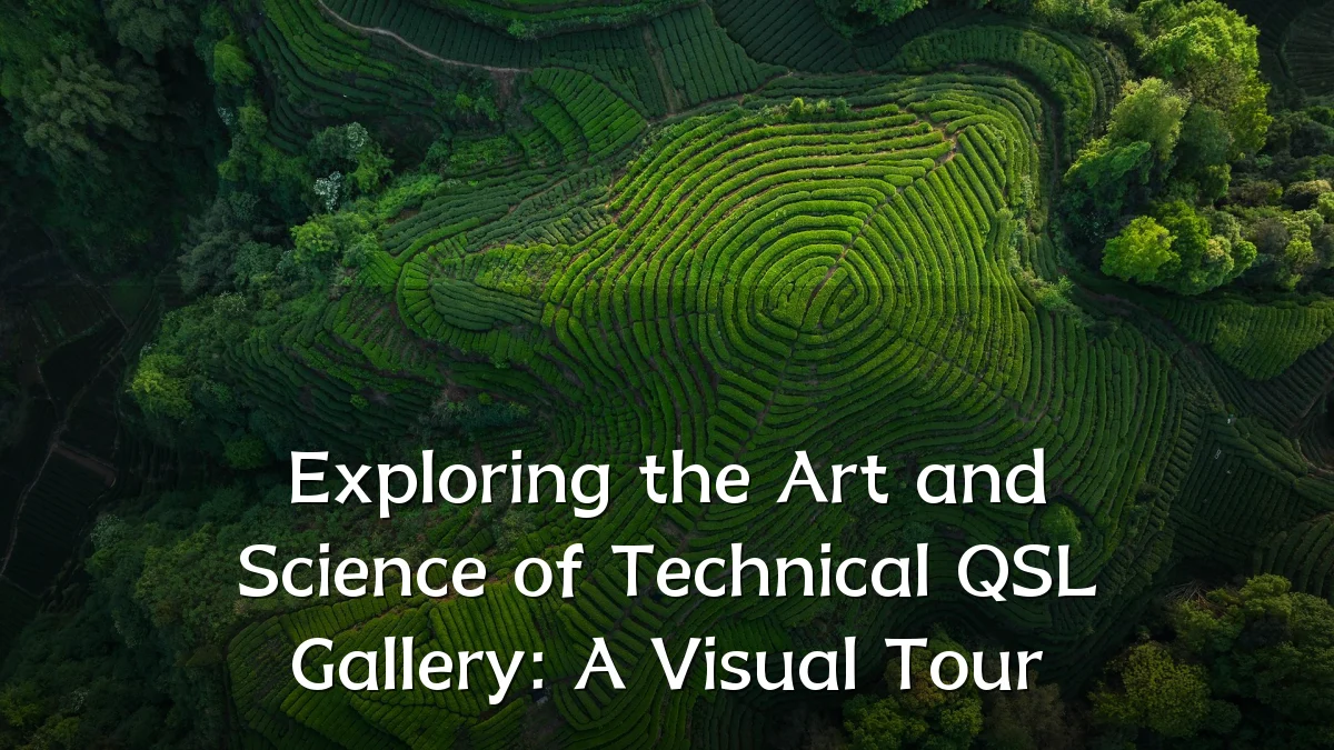 Exploring the Art and Science of Technical QSL Gallery: A Visual Tour