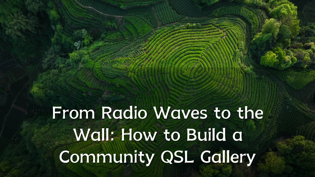 From Radio Waves to the Wall: How to Build a Community QSL Gallery