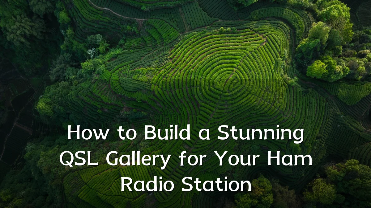 How to Build a Stunning QSL Gallery for Your Ham Radio Station
