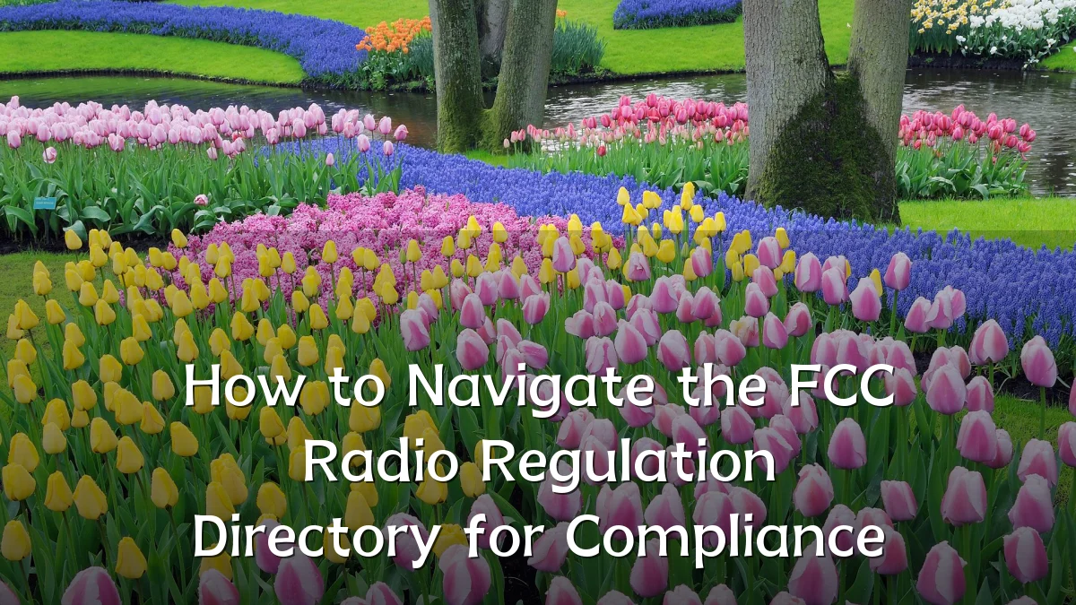 How to Navigate the FCC Radio Regulation Directory for Compliance