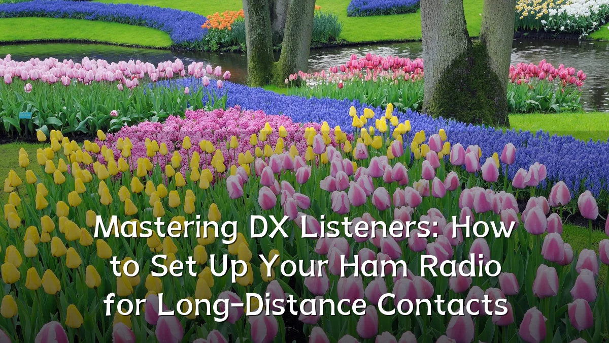 Mastering DX Listeners: How to Set Up Your Ham Radio for Long-Distance Contacts
