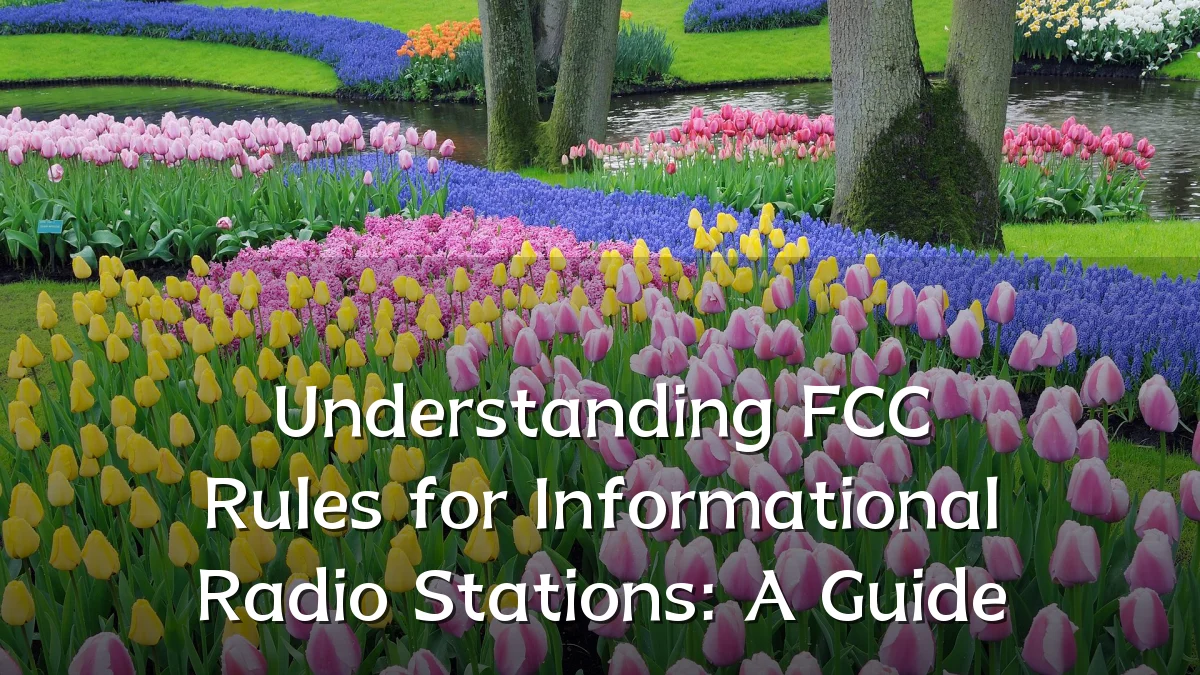 Understanding FCC Rules for Informational Radio Stations: A Guide