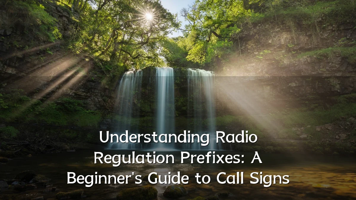 Understanding Radio Regulation Prefixes: A Beginner's Guide to Call Signs