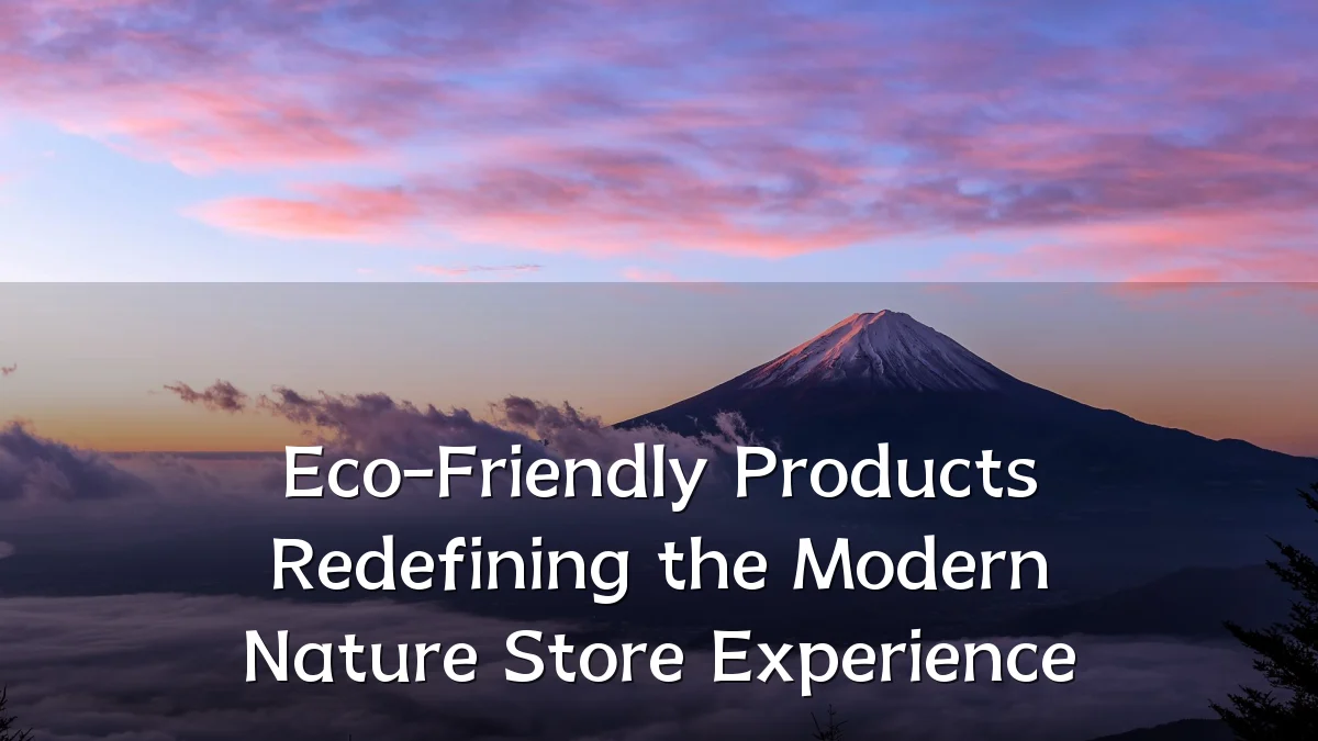 Eco-Friendly Products Redefining the Modern Nature Store Experience